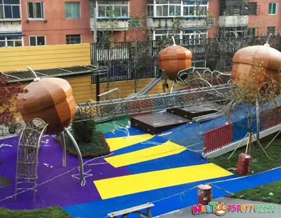 大型組合滑梯僅僅適合孩子么？成年人也能體驗